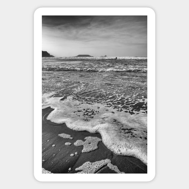 Worms Head, Rhossili Bay, Gower Sticker by dasantillo